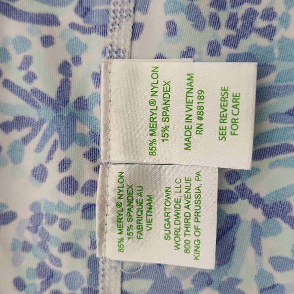 NWT Lilly Pulitzer Luxletic Renay Tank UPF 50+. Size XXS, S. - Picture 8 of 10